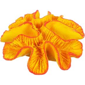 ديكور حوض السمك من IMIKEYA للشعاب المرجانية الاصطناعية، زخرفة مرجانية من الراتنج لخزان الأسماك، زخرفة الشعاب المرجانية البرتقالية للمياه المالحة وأحواض المياه العذبة، صغيرة للحرف اليدوية in Kuwait