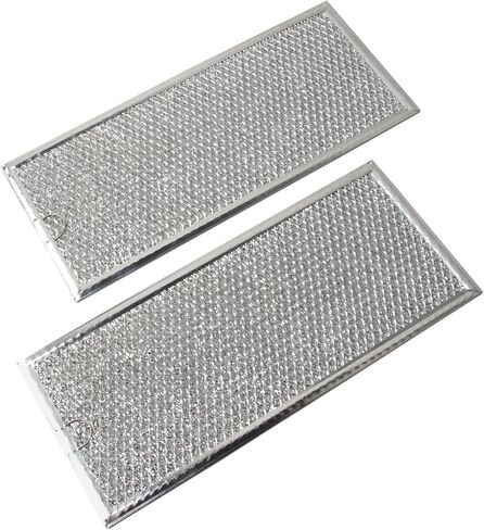2PCS Microwave Grease Filter Set Compatible with GE Microwave Oven JVM6175SF1SS JVM6175SK1SS JVM6175SK3SS JVM6175SK2SS, Easy to Clean in Saudi Arabia