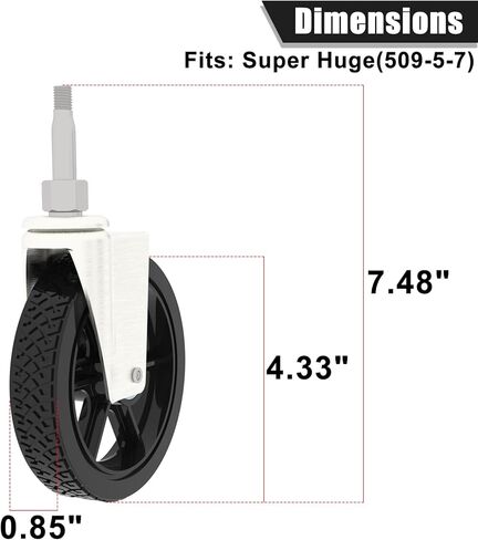 Shopping Cart Front Wheels 509-5-7 in Kuwait