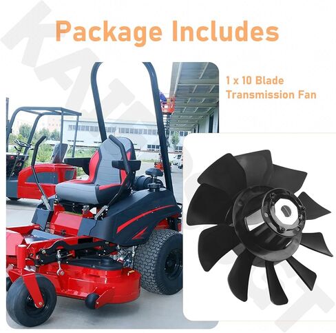 53821 مروحة نقل 10 شفرات متوافقة مع Hy-DRO Gear، أسود in Kuwait