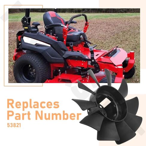 53821 مروحة نقل 10 شفرات متوافقة مع Hy-DRO Gear، أسود in Kuwait
