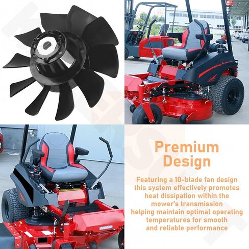 53821 مروحة نقل 10 شفرات متوافقة مع Hy-DRO Gear، أسود in Kuwait