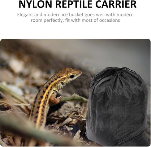 2Pcs Reptile Carrier Bag Portable Pet Travel Pouch for Snakes and Small Animals Bite Avoidance Design Durable Comfortable for Outdoor Use in Saudi Arabia