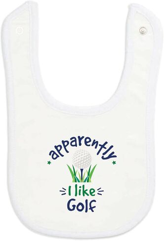 ChalkTalkSPORTS Golf Baby Bib - Soft Microfiber - Golf Baby Gift in Kuwait