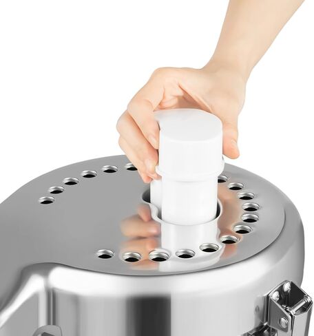 Commercial Juice Extractor Machine 110V 370W 2800RPM Electric Stainless Steel Juice Machine, Heavy Duty Fruit and Vegetable Juicer Automatic Centrifugal Juicer Machine, 80-100kg/hr in Kuwait