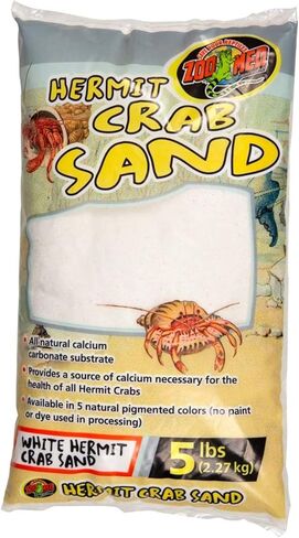 Zoo Med White Hermit Crab Sand 5 رطل - عبوة من 4 قطع in Kuwait