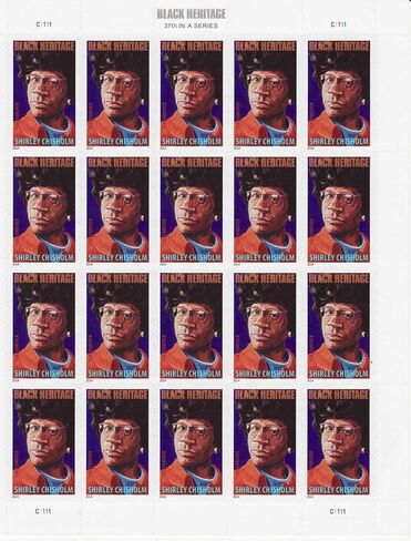 United States Postal Service Shirley Chisholm Forever Stamps Sheet of 20 in Saudi Arabia
