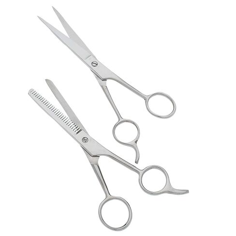 SurgicalOnline 2 مقص ترقق احترافي للحيوانات الأليفة مقاس 6.50 بوصة للكلاب والقطط مقصات شعر ملحقات الحيوانات الأليفة in Saudi Arabia