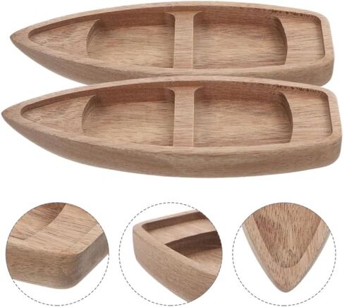 Unfinished Wooden Boat Miniature Natural Wood Canoe Craft Painting DIY Boat Model for Home Office Decoration DIY Project Painting Art in Saudi Arabia