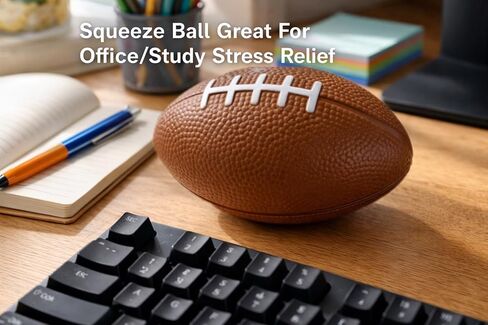 GiftExpress 12-Pack 6-Inch Foam Footballs, Soft Foam Toy Football Stress Balls for Kids, Football Party Favors, Classroom Rewards, Carnival Prizes, Game Day Decorations, Brown in Saudi Arabia