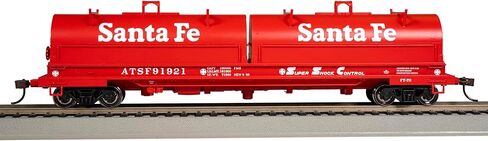 Bachmann Trains - 55' Steel CAR with Coil Load and Rounded Hood - Santa FE #91921 (Super Shock Control) - Ho Scale in Saudi Arabia