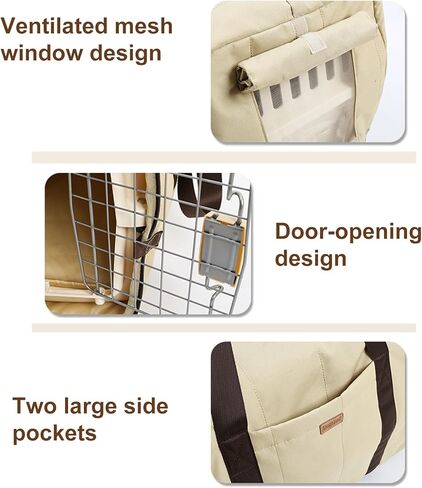 Dog Purse Carrier Breathable Mesh & Comfortable Strap Lightweight Cat Carrier Versatile Small Pet Bag for Small Dogs Cats and Puppies in Saudi Arabia