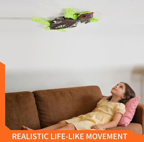 RC Lizard Wall Climbing Toy – Remote Control Robotic Gecko Kids Toys with LED Lights, Wall-Crawling Action, Battery Operated, for Boys and Girls Ages 6 and up in Saudi Arabia