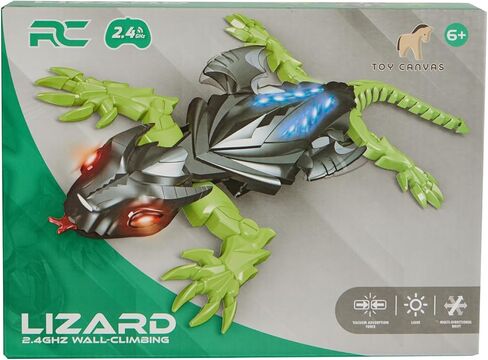 RC Lizard Wall Climbing Toy – Remote Control Robotic Gecko Kids Toys with LED Lights, Wall-Crawling Action, Battery Operated, for Boys and Girls Ages 6 and up in Saudi Arabia