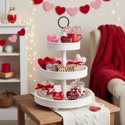 60 Pcs Glitter Conversation Heart Charms Flatback, 1-Inch Resin Hearts with Dazzling Sparkle Finish for Valentines Day DIY Crafts, Jewelry Making and Bling Embellishments in Saudi Arabia