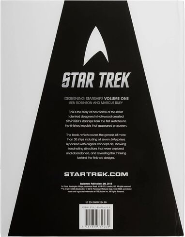 Star Trek Designing Starships Volume One Hardcover Book in Saudi Arabia
