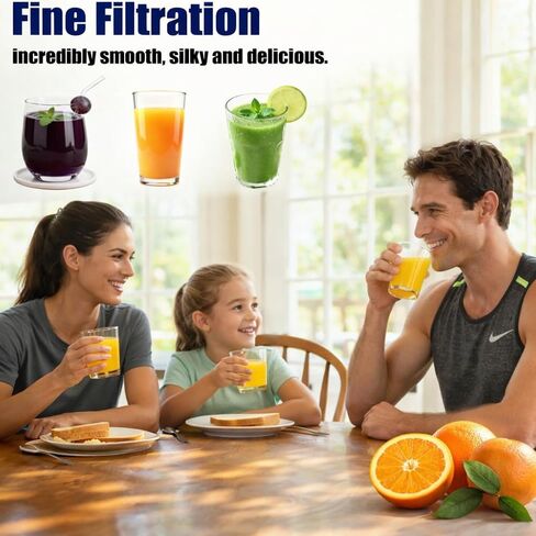 مصفاة اللب لعصارة الضغط البارد Nama J2، فلتر عصير ثانوي ناعم بعد العصر، حافة عريضة بدون استخدام اليدين، مصفاة مخروطية عميقة من الفولاذ المقاوم للصدأ 304 للحصول على عصير أكثر سلاسة ومنخفض اللب in Kuwait