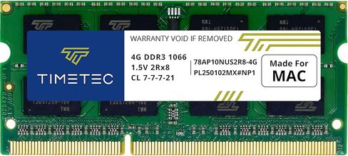 Timetec 16GB KIT(2x8GB) Compatible for Apple DDR3 1067MHz / 1066MHz PC3-8500 RAM for Mac Book (Mid-2010 13-inch), Mac Book Pro (Mid 2010 13-inch), iMac (Late 2009 27-inch), Mac Mini (Mid 2010)MAC RAM in Kuwait