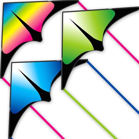 طائرة دلتا الورقية للأطفال والكبار، طائرة ورقية سهلة للغاية في الطيران، مناسبة للنزهات العائلية والألعاب والأنشطة الخارجية in Kuwait