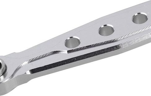 Mxfans Silver Aluminum SCX0007 SCX0010 Front & Rear Suspension Link Rod Linkage for AXIAL SCX10 Electric 4WD RC1:10 Car Set of 2 in Saudi Arabia