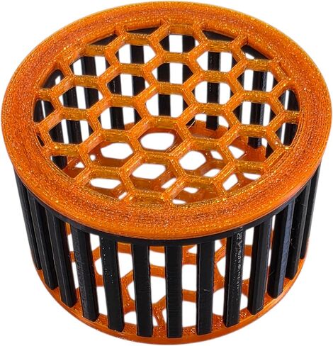 2" Mushroom Coral Basket for Reef Tanks – Shroom Protector Box for Coral Frags & Mushroom Corals (Glow Green & Black) in Saudi Arabia
