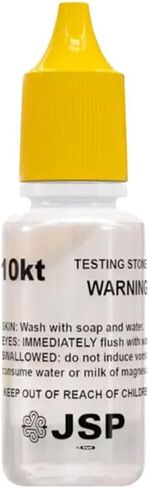 Waytest 10K Gold Testing Solution Purity Determiner Jewelry Scrap Precious Metal 12 Bottles in Saudi Arabia