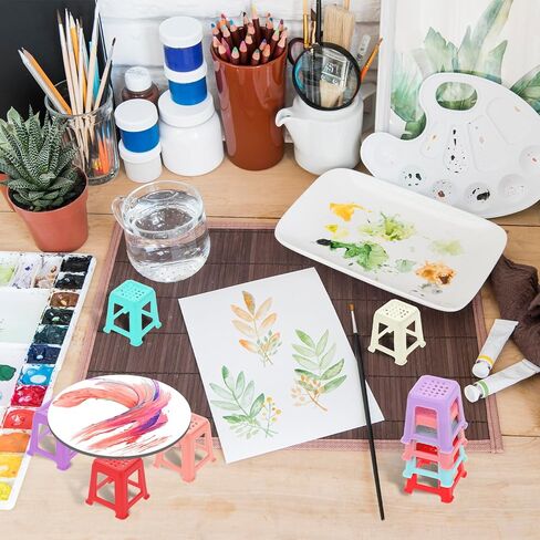 20 PCS Canvas Stand for Painting Paint Stand Non-slip Paints Easel for Canvas Painting Plastic Paints Pouring Tools Supplies in Kuwait