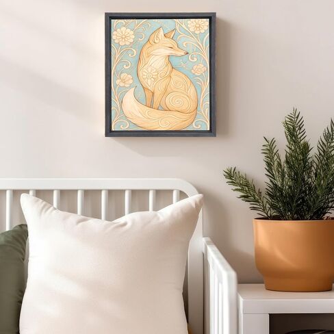 إطار عائم من القماش الخشبي الصلب لعمق 0.6-0.9 بوصة مقاس 14 × 18 فن، إطارات عائمة من القماش، إطار عائم للرسم الزيتي (14 × 18، أسود) in Kuwait