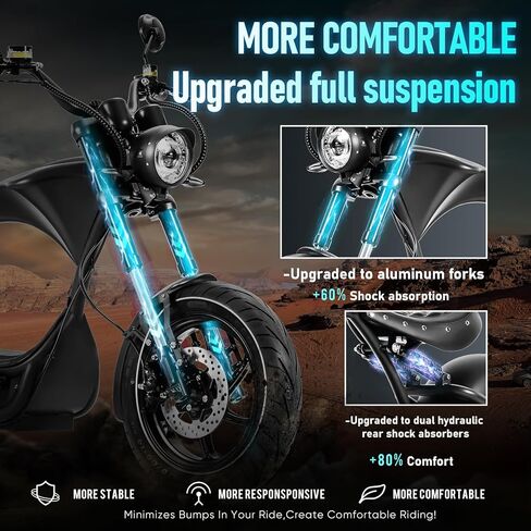 eahora دراجة نارية كهربائية 4000w/3000w eahora m1p سلسلة، 50mph/45mph دراجة نارية كهربائية للبالغين، بطارية 40ah/30ah، ما يصل إلى 40-55miles مع تعليق مزدوج وفرامل hydyaulic كاملة in Kuwait