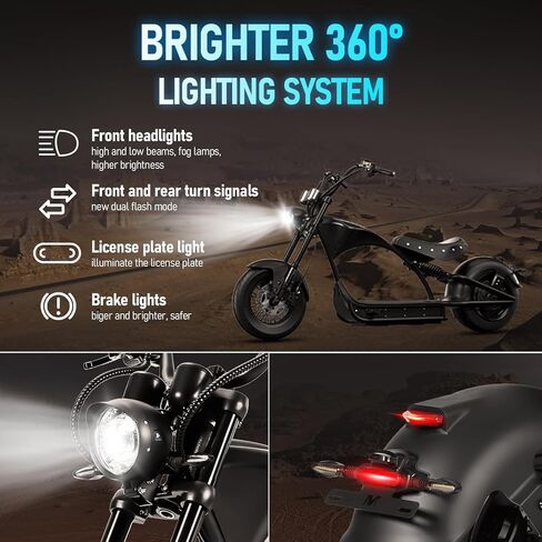 eahora دراجة نارية كهربائية 4000w/3000w eahora m1p سلسلة، 50mph/45mph دراجة نارية كهربائية للبالغين، بطارية 40ah/30ah، ما يصل إلى 40-55miles مع تعليق مزدوج وفرامل hydyaulic كاملة in Kuwait