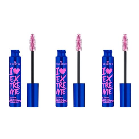 essence | I Love Extreme Crazy Volume Waterproof Mascara | Volumizing & Longlasting for Dramatic Lashes | Vegan & Cruelty Free | Free From Parabens, Alcohol, & Microplastic Particles in Saudi Arabia