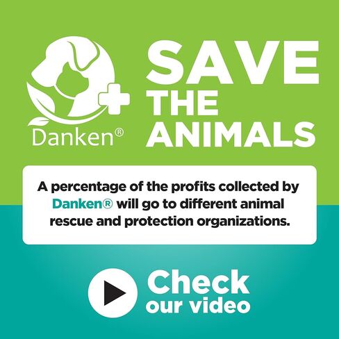 أداة إزالة القراد Danken® للكلاب والقطط والخيول والبشر | تصميم محسن | القراد المنتزع | القراد مجتذب | القراد الملقط | إزالة القراد بشكل آمن وسهل | عبوة واحدة من قطعتين | مع حقيبة قابلة للإغلاق in Kuwait