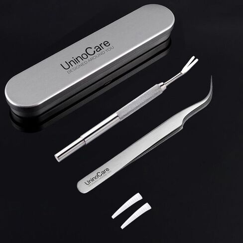 Tick Remover, Tick Removal Tool, Stainless Steel Tick Remover Tool for Dogs/Humans/Cats/Horses, Professional Foam Inserts Tick Remover Set- Includes Tick Tweezers, Tick Fork, Handy Tin, Manual (1 Set) in Saudi Arabia
