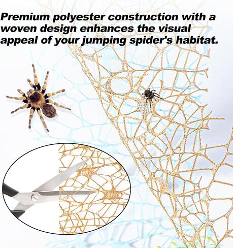 9 قطع من ملحقات حاوية الرتيلاء، ملحقات موئل العنكبوت القافز، Spoods Jumping Spider Enclosure Spoods التسلق (ثلاثة ألوان، 12 مغناطيسًا) in Kuwait
