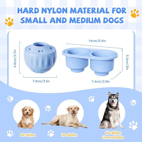 Frozen Treat Dispensing Dog Toy, Long Lasting Interactive Dog Toys for Boredom, Dogs Licking Toy to Keep Them Busy, Birthday Gifts for Small/Medium Dogs in Saudi Arabia