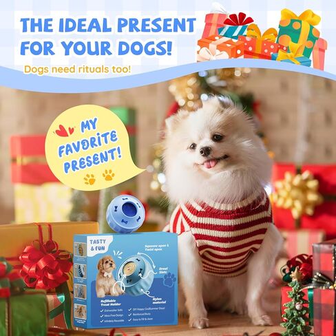 Frozen Treat Dispensing Dog Toy, Long Lasting Interactive Dog Toys for Boredom, Dogs Licking Toy to Keep Them Busy, Birthday Gifts for Small/Medium Dogs in Saudi Arabia