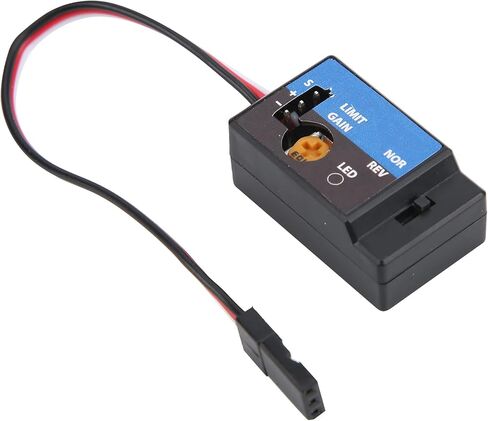 جيروسكوب ثبات الانجراف من Qiilu لسيارة سباق WPL D12 RC جيروسكوب مساعد صغير مع تحكم تلقائي في الثبات in Saudi Arabia