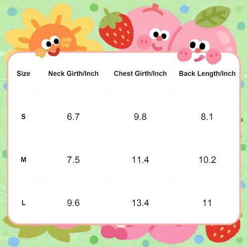 3 Pieces Dog Sweaters for Small Dogs Girl, Soft Puppy Knitted Sweater Cute Flower Patch Pullover Clothes Chihuahua,M in Saudi Arabia