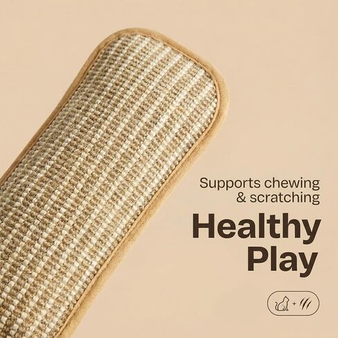 Cat Toy, Interactive Catnip Chew Toy, Durable 12 Inches Catnip Kicker Soft Sisal Pillow with Organic Catnip for Kittens and Adult Cats for Indoor Scratching, Chewing & Teething (1) in Saudi Arabia