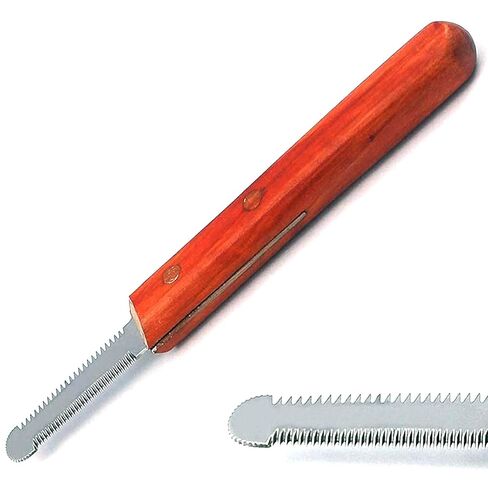 PRO STRIPPING KNIFE PET CAT DOG GROOMING COMB HAIR DOUBLE END بواسطة G.S ONLINE STORE in Kuwait