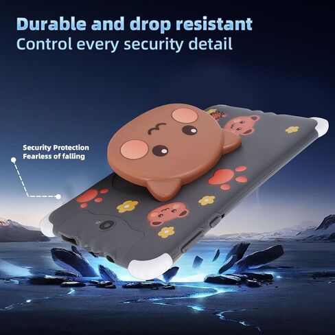 ZJchao Kids Tablet 7 Inch Parental Control 128GB ROM Expandable Educational Tablet with Shockproof Case and Dual Camera for Children Learning in Saudi Arabia