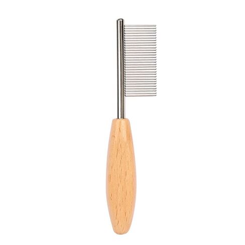 2-pack pet face comb with wooden handle, dog and cat tear comb, pet eye and facial beauty tool in Kuwait