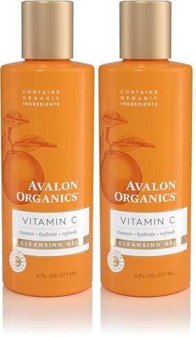Avalon Organics Cleansing Gel with Vitamin C, 6 Oz in Saudi Arabia