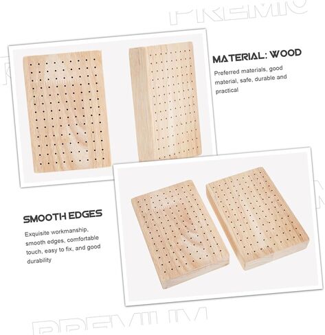 ARTIBETTER DIY Clay Figure Base 2pcs Wooden Plug Board for Pottery Sculpture Portable Drying Stand for Clay Crafts and Figurines in Saudi Arabia