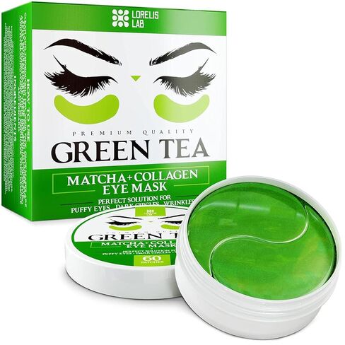Under Eye Mask for Puffy Eyes, Dark Circles, Eye Bags, Puffiness, Wrinkles with Collagen - Hydrating Under Eye Patches - Green Tea Skincare - Anti-Aging Eye Patch Treatment Masks - 60 Under Eye Gel Pads in Kuwait