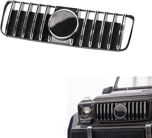 DAGIJIRD Durable Front Face Radiator Grille Decorative Net for TRX4 G500 TRX6 G63 RC Car Black bb in Saudi Arabia