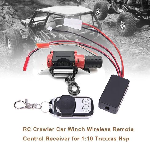 Replacement 1:10 RC Car Warn Winch Fit for SCX10 D90 D110 TF2 TRX4 TRX-4 KM2 RC Car B in Kuwait