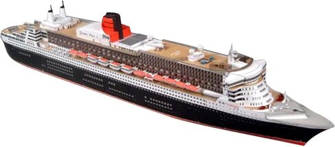 DAGIJIRD 1:400 Queen Mary II Cruise Liner Ship Model Unassembled DIY Paper Collection Kit bb in Saudi Arabia