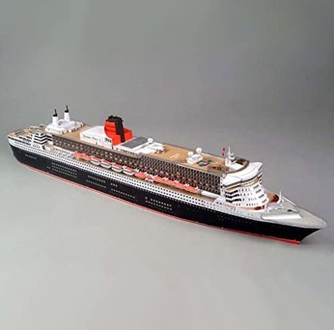 DAGIJIRD 1:400 Queen Mary II Cruise Liner Ship Model Unassembled DIY Paper Collection Kit bb in Saudi Arabia