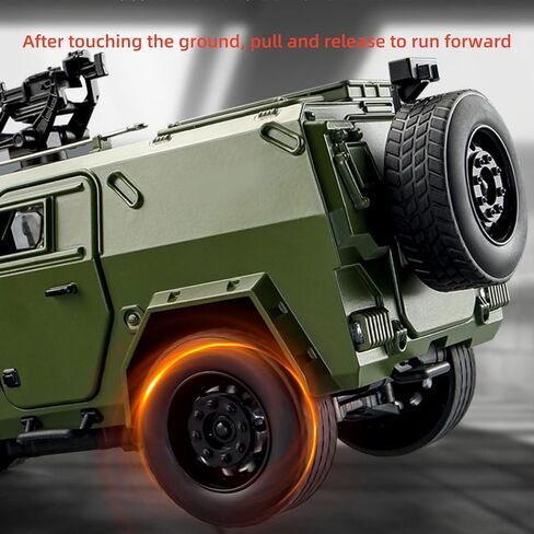 ZEZEFUFU Alloy 1/18 for DongFeng Mengshi 3th Generation Off Road Vehicle Finished Model for Collection in Saudi Arabia